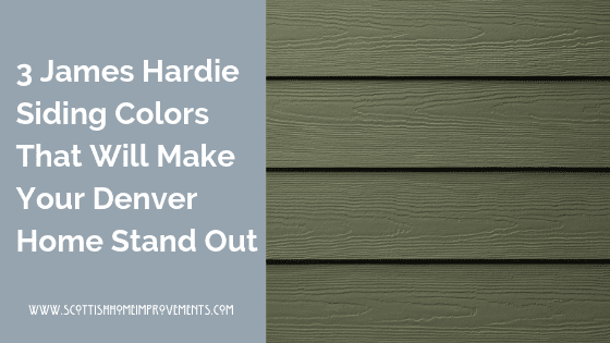 James Hardie modern siding colors